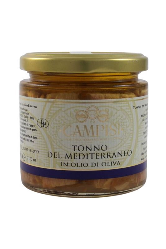 Campisi Mediterranean Tuna Fish In Olive Oil Gr. 220 Divine Golosità Toscane Campisi Mediterranean Tuna Fish In Olive Oil Gr. 220 Divine Golosità Toscane