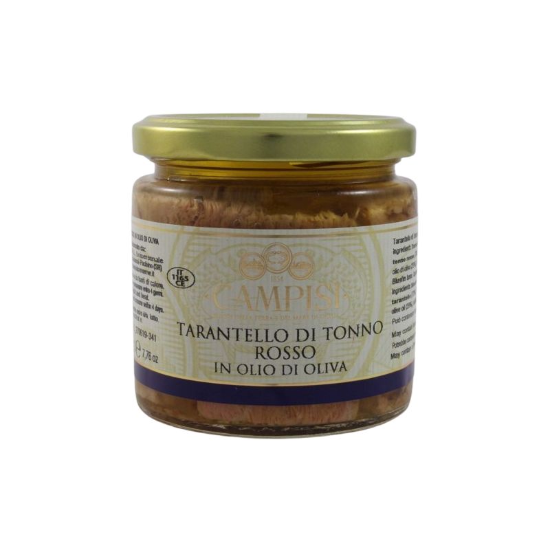 Campisi Tarantello Di Tonno Rosso In Olio D'Oliva Gr. 220 Divine Golosità Toscane