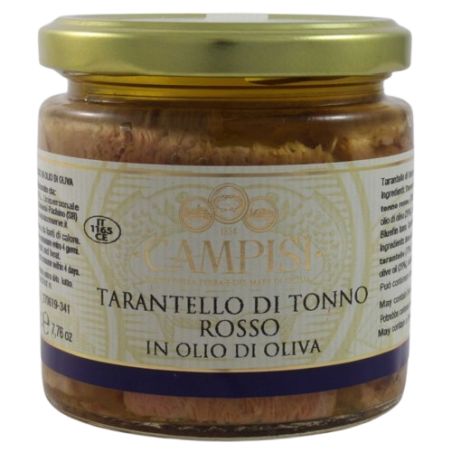 Campisi Tarantello Di Tonno Rosso In Olio D'Oliva Gr. 220 Divine Golosità Toscane