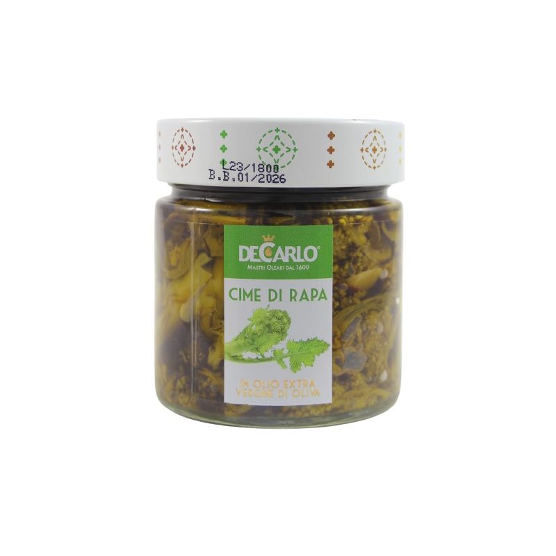 De Carlo Turnip Tops Or Rapini Gr. 200 Divine Golosità Toscane