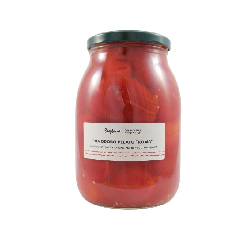 Paglione Pomodoro Pelato Roma Biologico Gr 1100 Divine Golosità Toscane