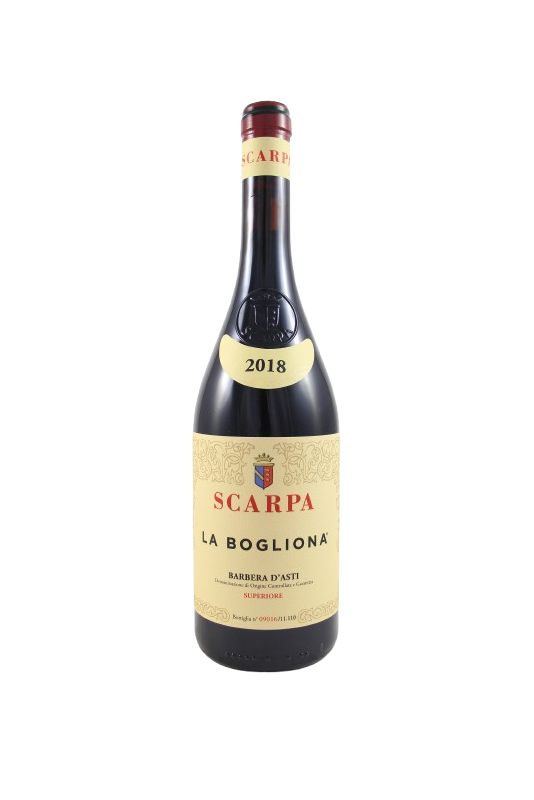 Scarpa - Barbera D'Asti Superiore La Bogliona 2019 Ml. 750 Divine Golosità Toscane Scarpa - Barbera D'Asti Superiore La Bogliona 2019 Ml. 750 Divine Golosità Toscane