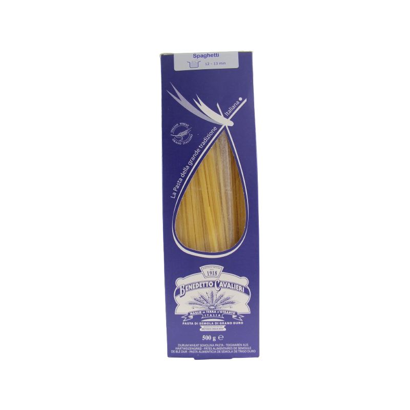 Benedetto Cavalieri Durum Wheat Semolina Spaghetti Gr. 500 Divine Golosità Toscane