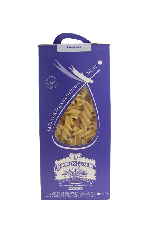 Benedetto Cavalieri Durum Wheat Semolina Fusilloni Gr. 500 Divine Golosità Toscane