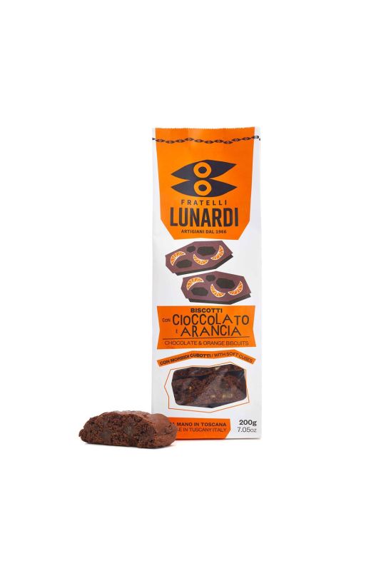 Lunardi Cantucci Cioccolato E Arancio Gr. 200 Divine Golosità Toscane Lunardi Cantucci Cioccolato E Arancio Gr. 200 Divine Golosità Toscane
