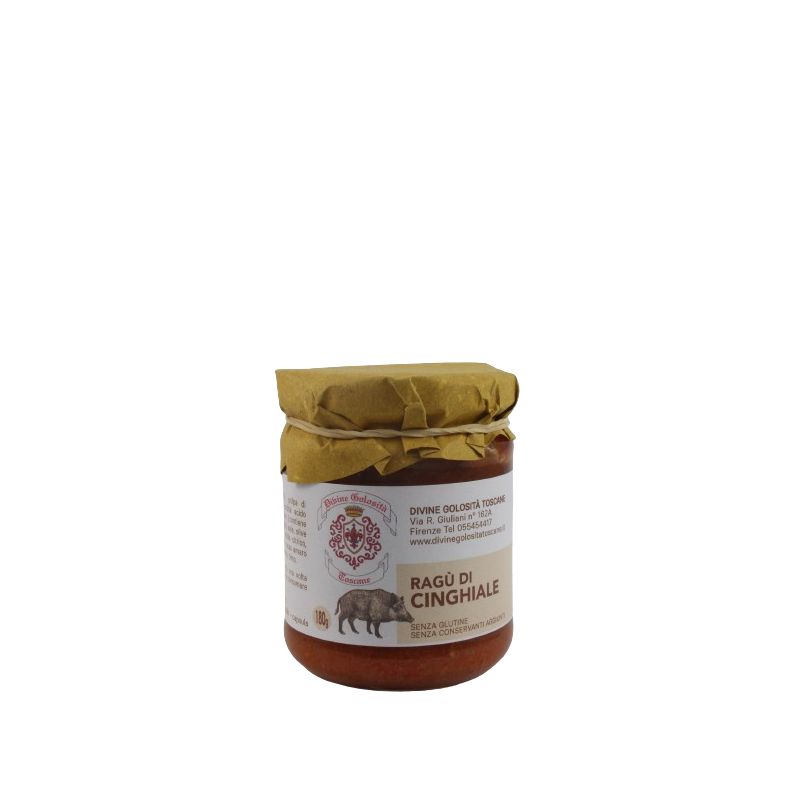 Divine Golosità Toscane Sugo Di Cinghiale Gr. 180 Divine Golosità Toscane