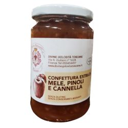Divine Golosità Toscane Confettura Extra Di Mele, Pinoli E Cannella Gr. 320 Divine Golosità Toscane