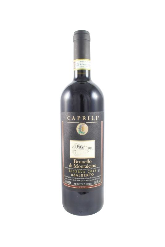 Caprili - Brunello Di Montalcino Riserva Adalberto 2019 Ml. 750 Divine Golosità Toscane Caprili - Brunello Di Montalcino Riserva Adalberto 2019 Ml. 750 Divine Golosità Toscane