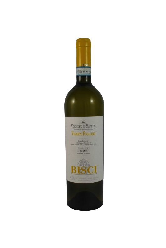Bisci - Verdicchio Di Matelica Fogliano 2021 Ml. 750 Divine Golosità Toscane