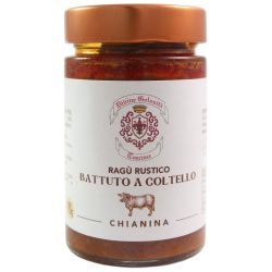 Divine Golosità Toscane Sugo Di Carne Chianina Battuta A Coltello Gr. 190 Divine Golosità Toscane