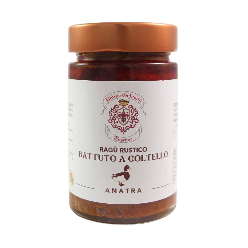Divine Golosità Toscane Sugo All' Anatra Battuta a Coltello Gr. 190 Divine Golosità Toscane