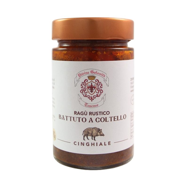 Divine Golosità Toscane Sugo Di Cinghiale Battuto A Coltello Gr. 190 Divine Golosità Toscane