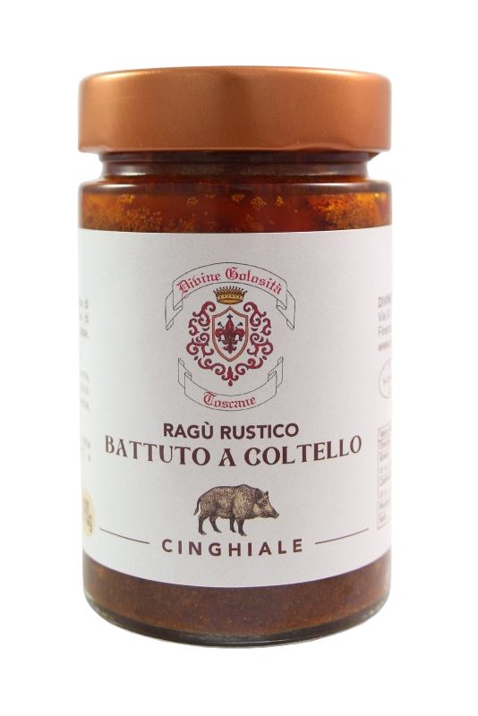 Divine Golosità Toscane Sugo Di Cinghiale Battuto A Coltello Gr. 190 Divine Golosità Toscane