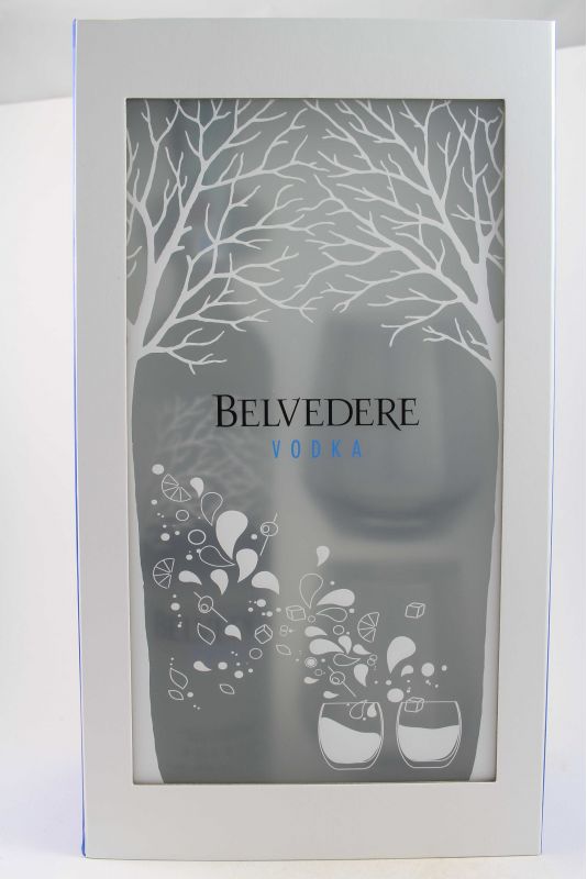 Belvedere Vodka Spectre Con 2 Calici Ml. 700 Divine Golosità Toscane