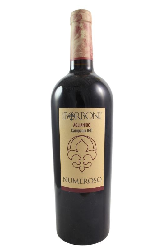 I Borboni Campania Aglianico Numerosi 2018 Ml. 750 Divine Golosità Toscane