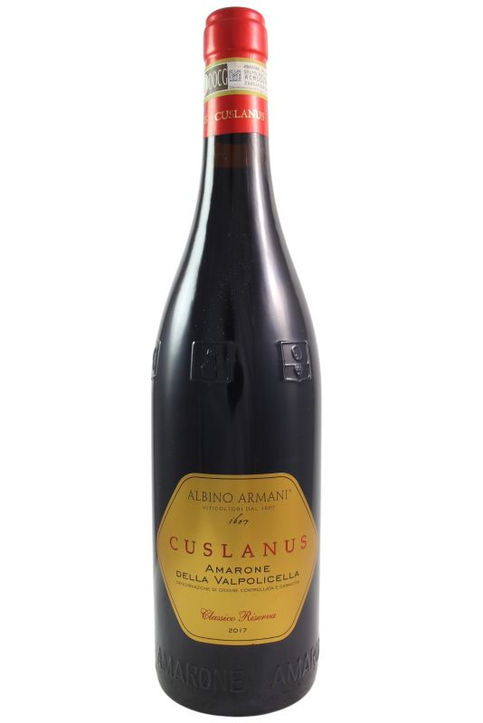 Albino Armani Amarone Della Valpolicella Riserva Cuslanus 2017 Ml. 750 Divine Golosità Toscane