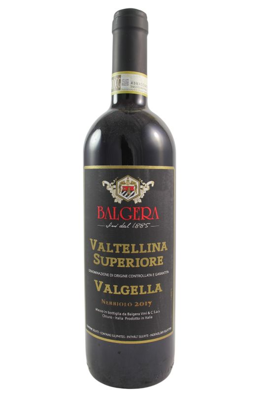 Balgera Valtellina Superiore Valgella 2017 Ml. 750 Divine Golosità Toscane