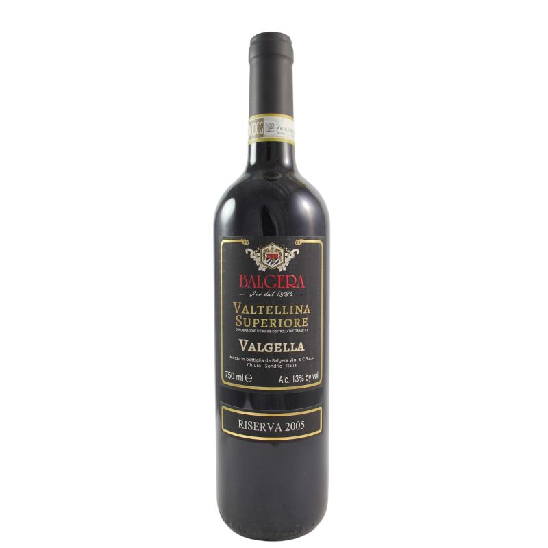 Balgera Valtellina Superiore Valgella Riserva 2005 Ml. 750 Divine Golosità Toscane