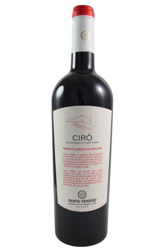 Santa Venere Cirò Classico Superiore 2022 Ml. 750 Divine Golosità Toscane