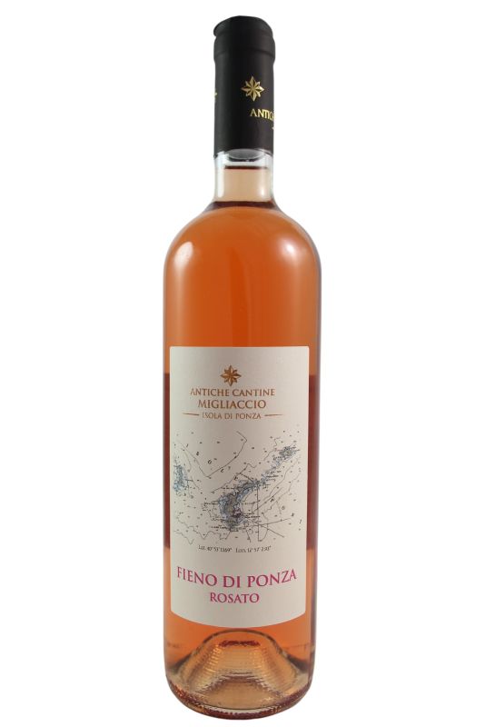 Antiche Cantine Migliaccio Rosato Fieno Di Ponza 2022 Ml. 750 Divine Golosità Toscane Antiche Cantine Migliaccio Rosato Fieno Di Ponza 2022 Ml. 750 Divine Golosità Toscane