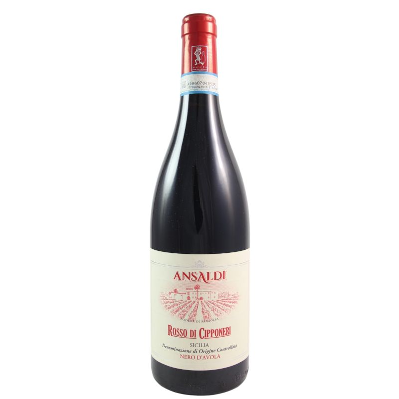 Ansaldi Nero D'avola Rosso Di Cipponeri 2019 Ml. 750 Divine Golosità Toscane