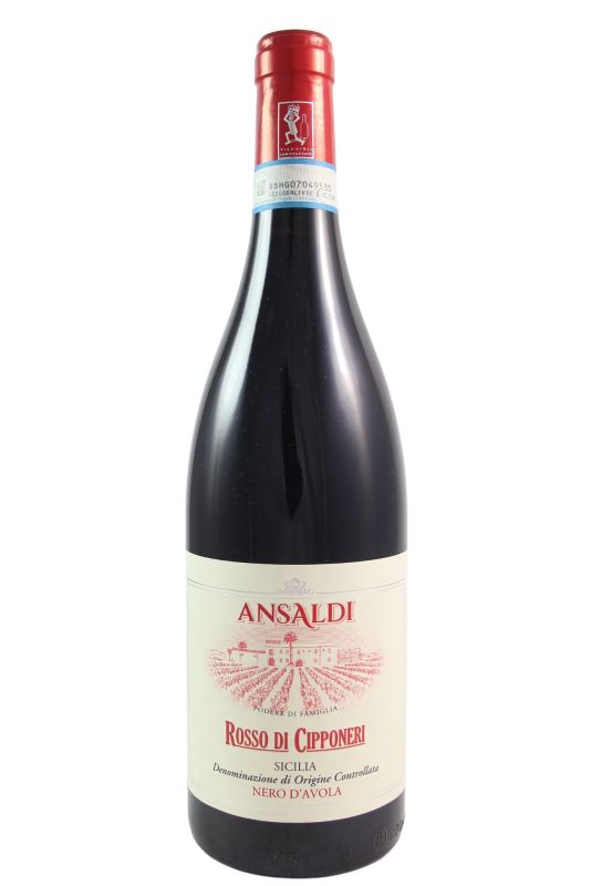 Ansaldi Nero D'avola Rosso Di Cipponeri 2019 Ml. 750 Divine Golosità Toscane