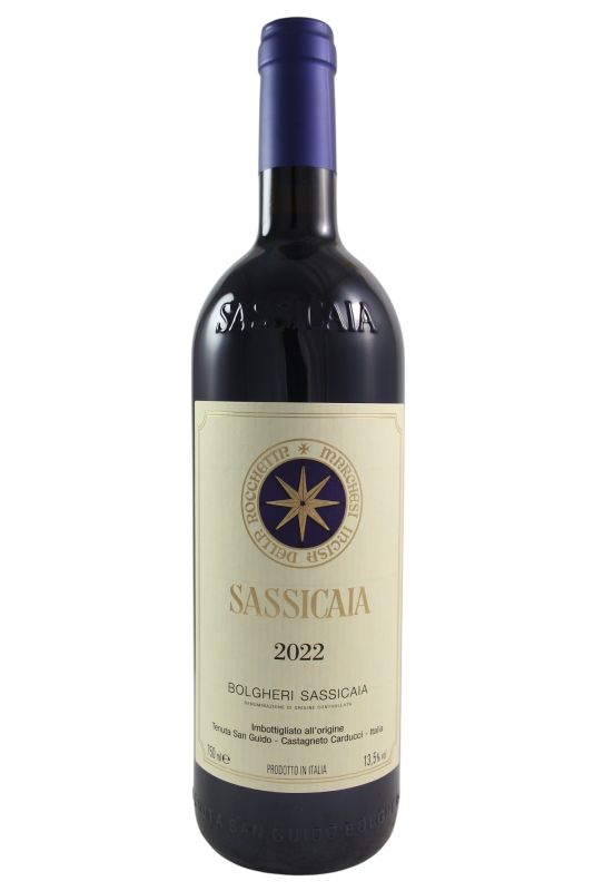 Tenuta San Guido Sassicaia 2022 Ml. 750 Divine Golosità Toscane Tenuta San Guido Sassicaia 2022 Ml. 750 Divine Golosità Toscane