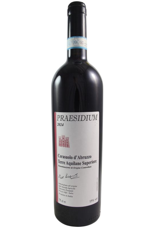 Praesidium Cerasuolo D'Abruzzo Superiore 2024 Ml. 750 Divine Golosità Toscane Praesidium Cerasuolo D'Abruzzo Superiore 2024 Ml. 750 Divine Golosità Toscane