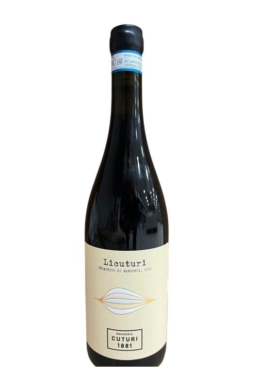 Masseria Cuturi 1881 Primitivo Di Manduria Licuturi Diavoli 2021 Ml. 750 Divine Golosità Toscane