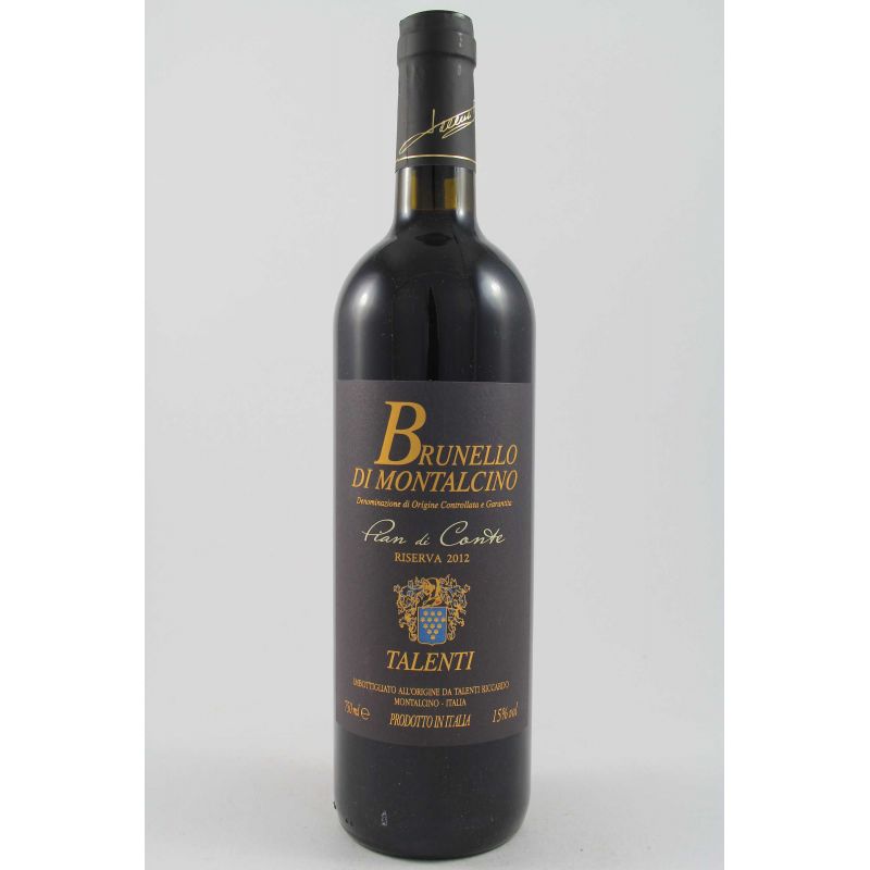 Talenti - Brunello Di Montalcino Riserva Pian Di Conte 2012 Ml. 750 Divine Golosità Toscane