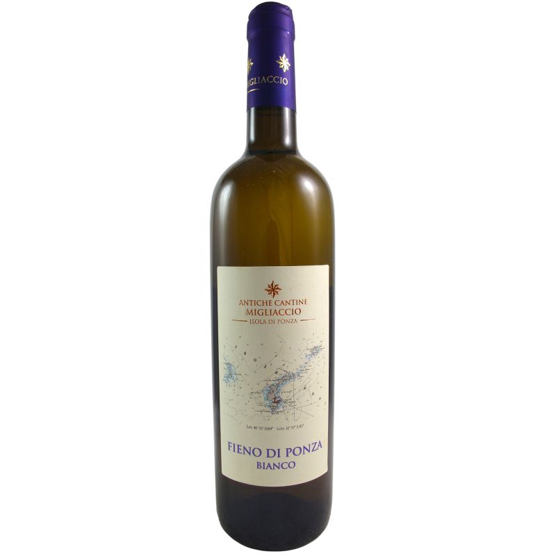 Antiche Cantine Migliaccio Bianco Fieno Di Ponza 2024 Ml. 750 Divine Golosità Toscane