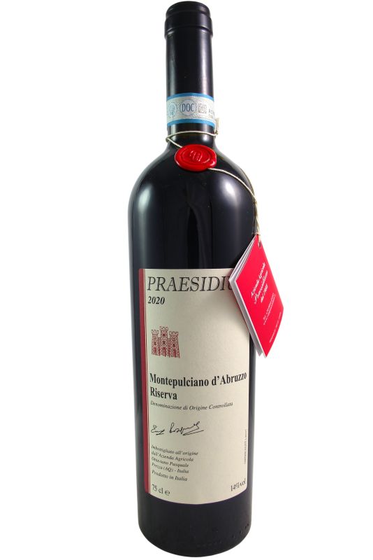 Praesidium Montepulciano D'Abruzzo Riserva 2020 Ml. 750 Divine Golosità Toscane