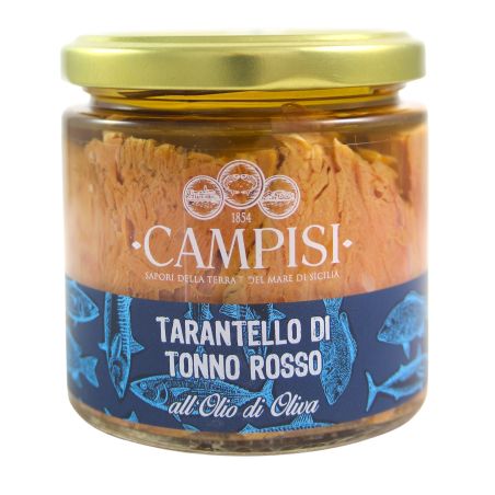 Campisi Tarantello Di Tonno Rosso In Olio D'Oliva Gr. 220 Divine Golosità Toscane