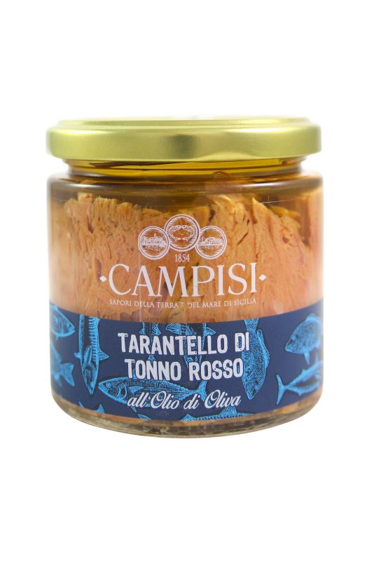 Campisi Tarantello Di Tonno Rosso In Olio D'Oliva Gr. 220 Divine Golosità Toscane