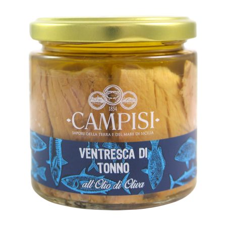 Campisi Bluefin Tuna Ventresca In Olive Oil Gr. 220 Divine Golosità Toscane