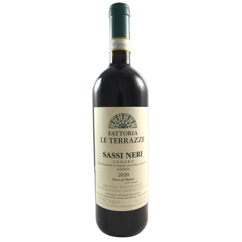 Fattoria Le Terrazze Sassi Neri Rosso Conero Riserva 2020 Ml. 750 Divine Golosità Toscane