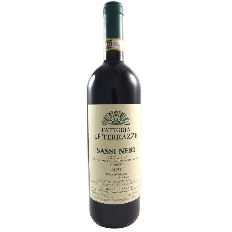 Fattoria Le Terrazze Sassi Neri Rosso Conero Riserva 2021 Ml. 750 Divine Golosità Toscane