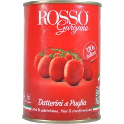 Rosso Gargano Datterini Pelati Di Puglia Gr. 400 Divine Golosità Toscane