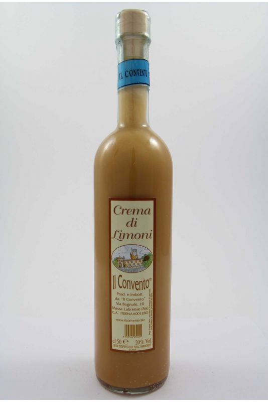 Il Convento - Liquore Crema Di Limoni Ml. 500 Divine Golosità Toscane