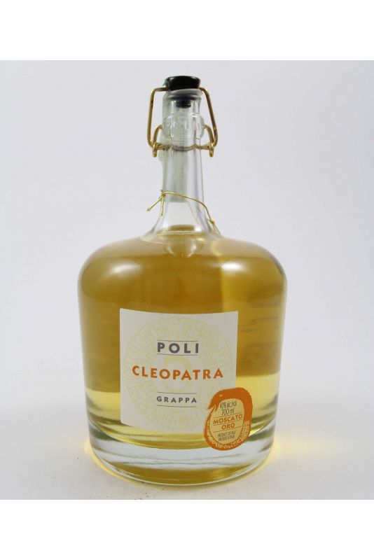 Poli - Grappa Cleopatra Moscato Oro Ml. 700 Divine Golosità Toscane