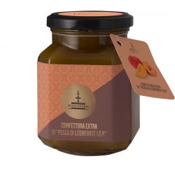 Fiasconaro Extra Jam Pesca Di Leonforte P.G.I. Peaches Gr. 360 Divine Golosità Toscane