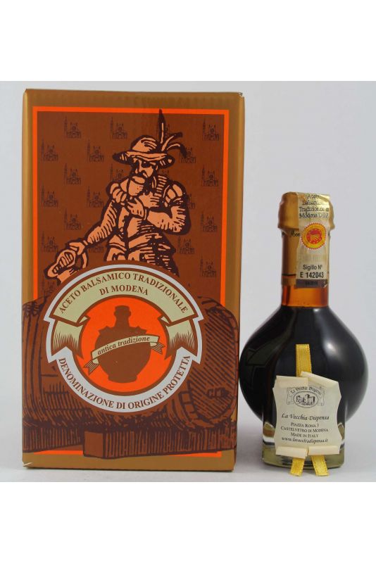 La Vecchia Dispensa Aceto Balsamico Tradizionale Di Modena DOP Extra Vecchio Ml. 100 Divine Golosità Toscane La Vecchia Dispensa Aceto Balsamico Tradizionale Di Modena DOP Extra Vecchio Ml. 100 Divine Golosità Toscane