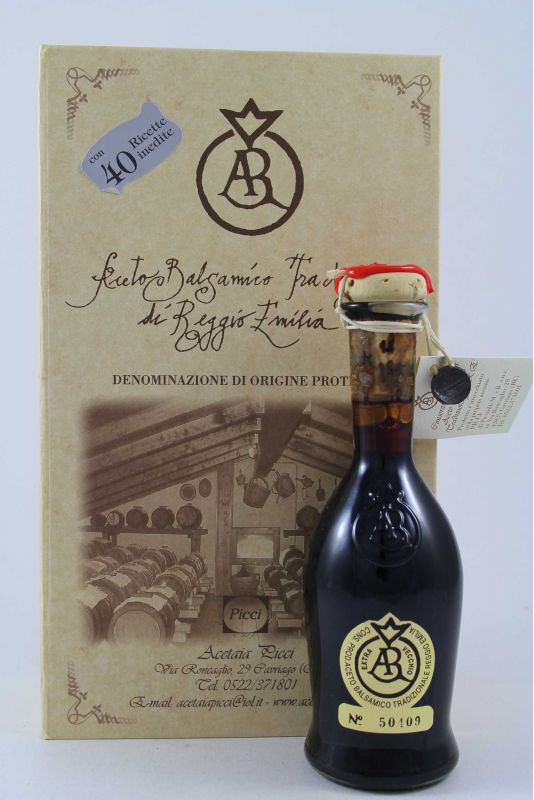 Acetaia Picci Aceto Balsamico Tradizionale Oro Di Reggio Emilia Ml. 100 Divine Golosità Toscane