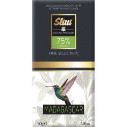 Slitti Tavoletta Fine Selection Madagascar 75% Gr. 50 Divine Golosità Toscane