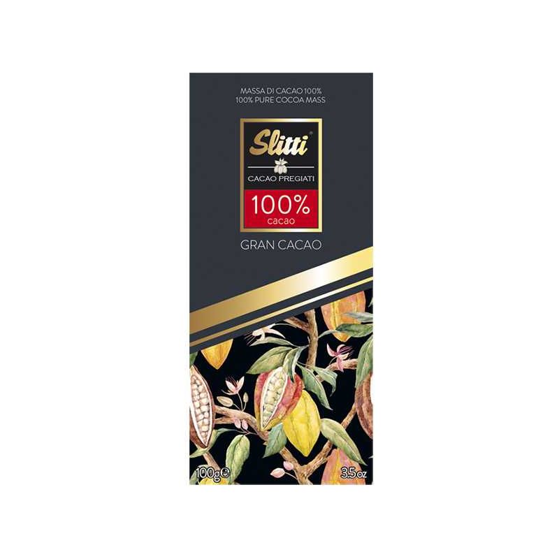 Slitti Tavoletta Gran Cacao 100% Gr. 100 Divine Golosità Toscane