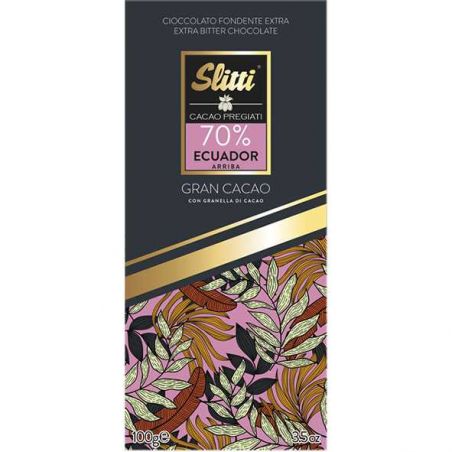 Slitti Tavoletta Gran Cacao 70% Ecuador Gr. 100 Divine Golosità Toscane