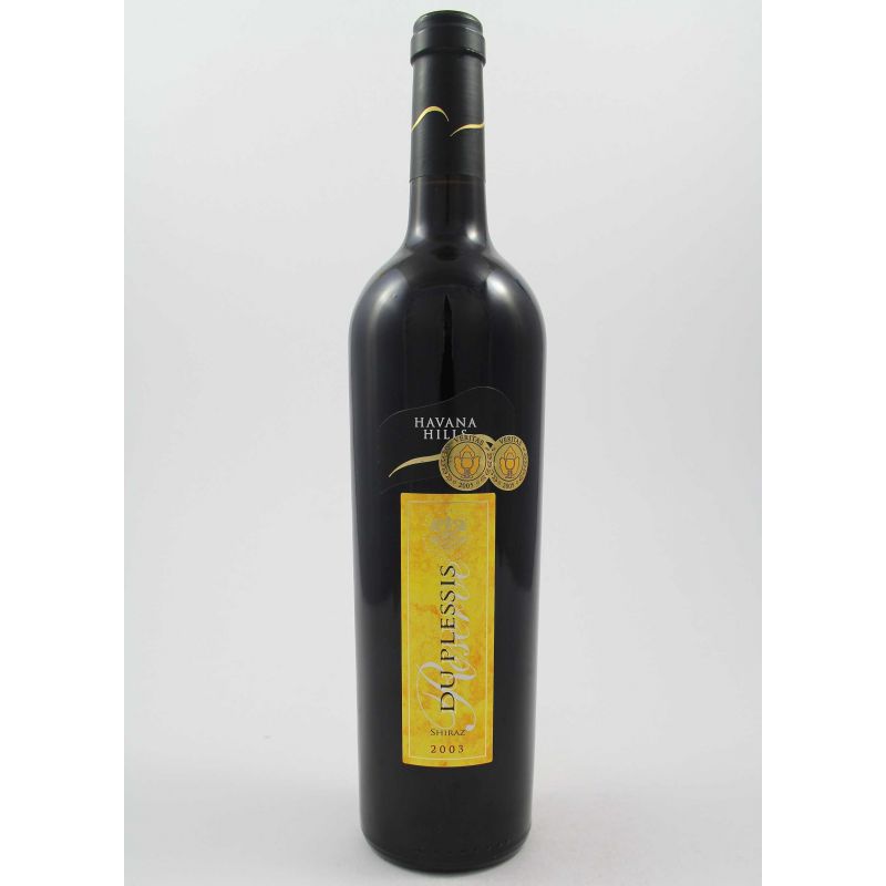 Havana Hills - Shiraz Reserve Plessis 2003 Ml. 750 Divine Golosità Toscane