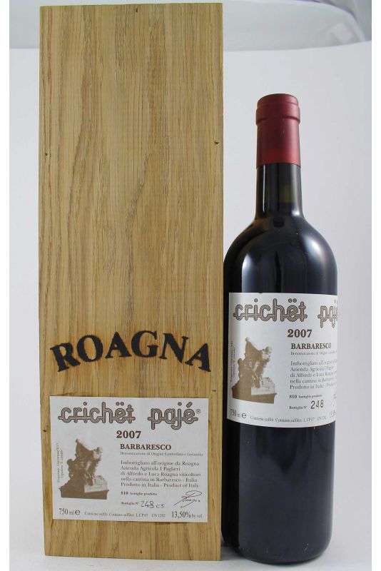 Roagna - Barbaresco Crichet Paje 2007 Ml. 750 Divine Golosità Toscane